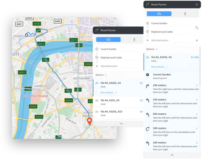 NMaps routing engine