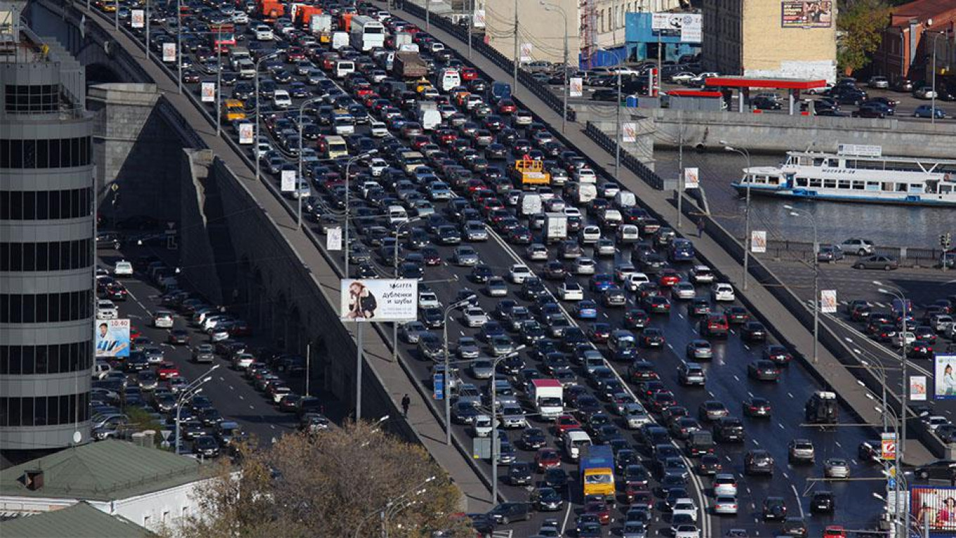 Traffic in Moscow