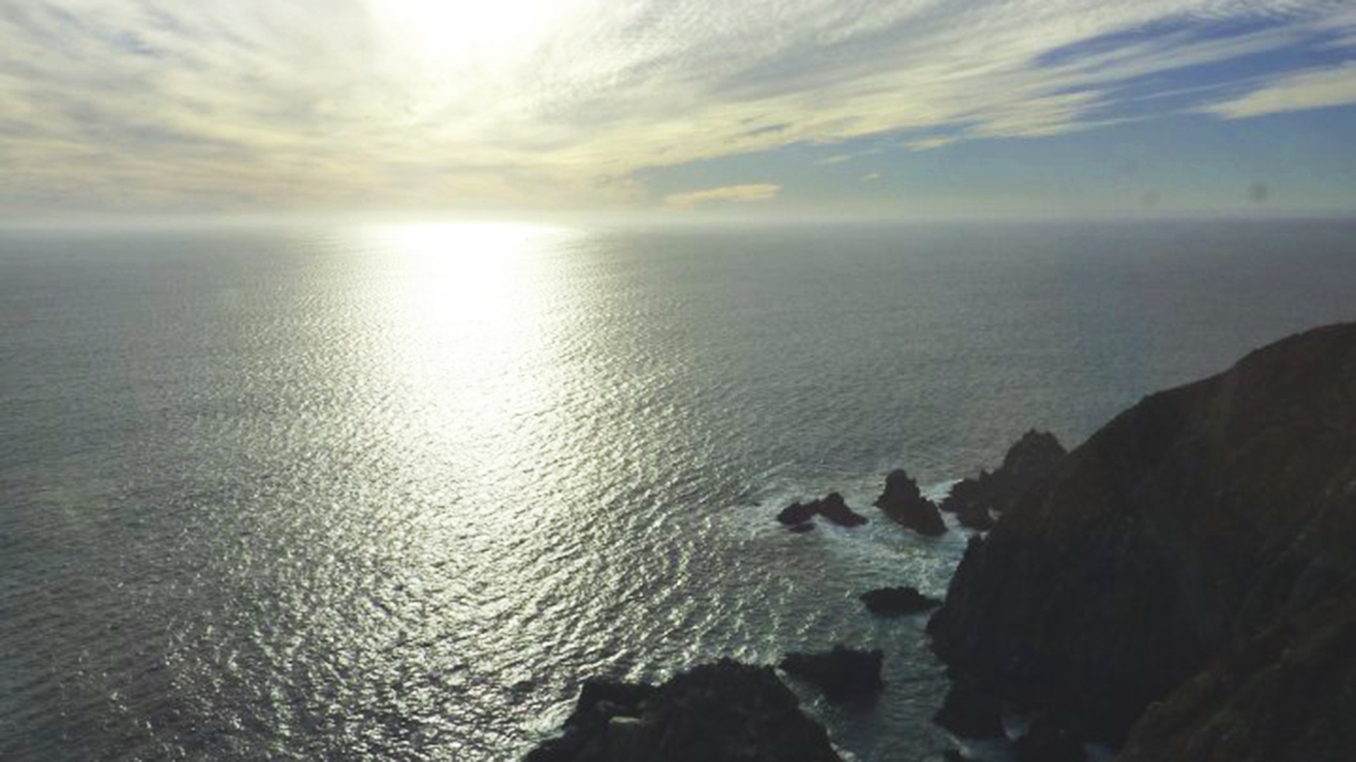 The Pacific Ocean in coastal Chile