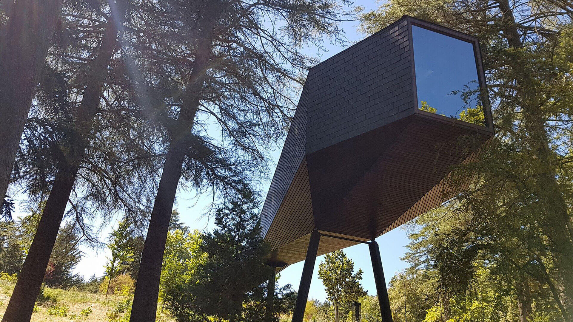 Pedras Salgadas tree houses in Portugal.