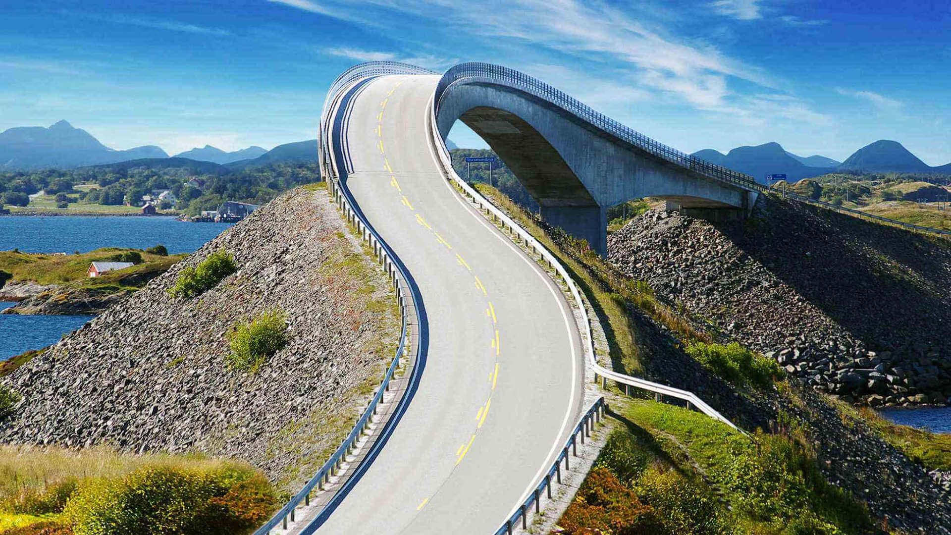 Atlantic road in Norway