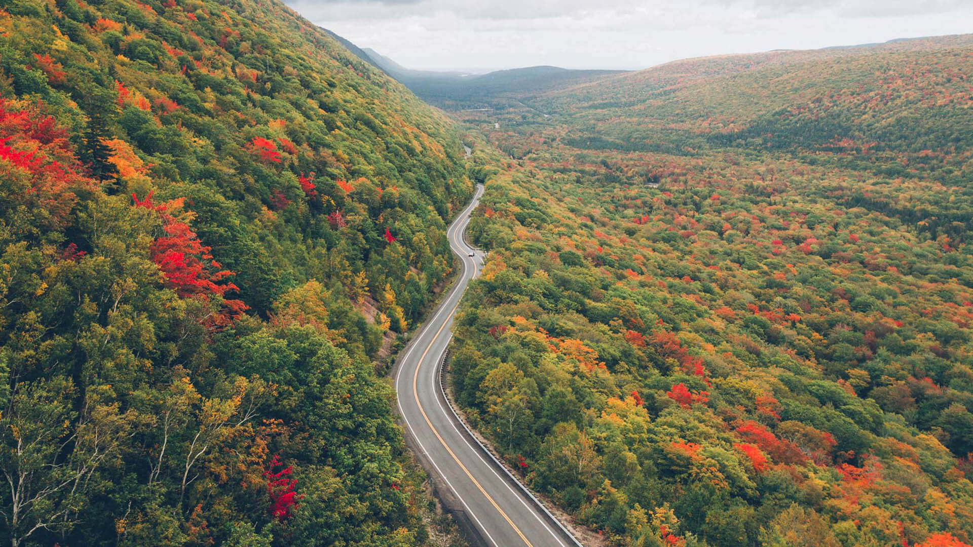 Cabot trail in Canada